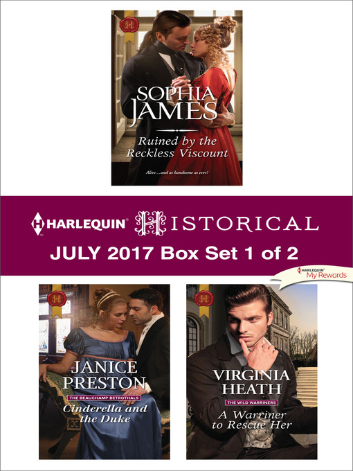 Title details for Harlequin Historical July 2017, Box Set 1 of 2 by Sophia James - Available